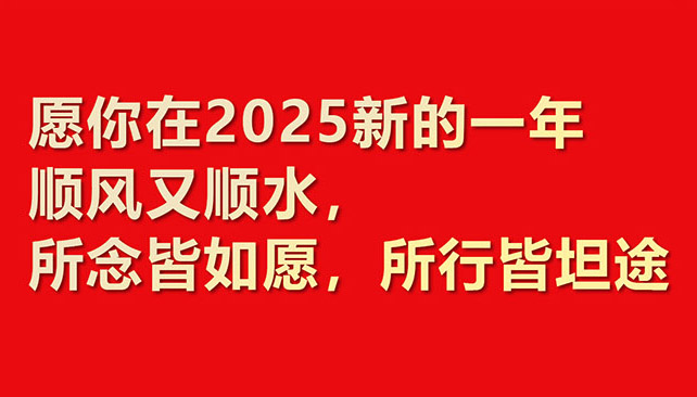 2025华章新启，共赴新程！鼎诺物流装备 祝您元旦快乐！